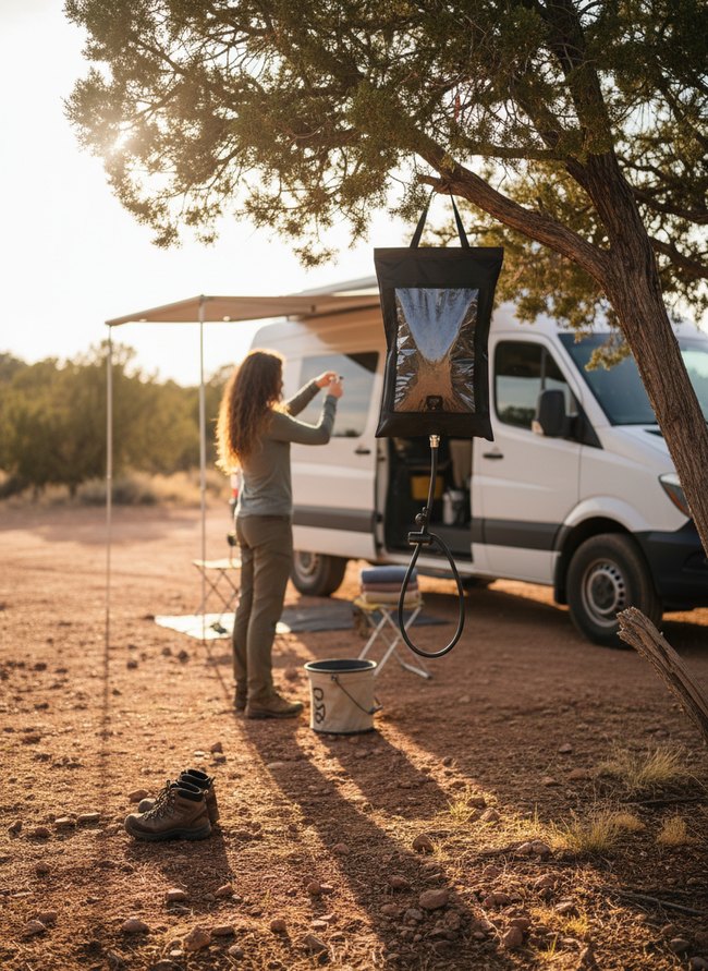 Solar Powered Shower Bag