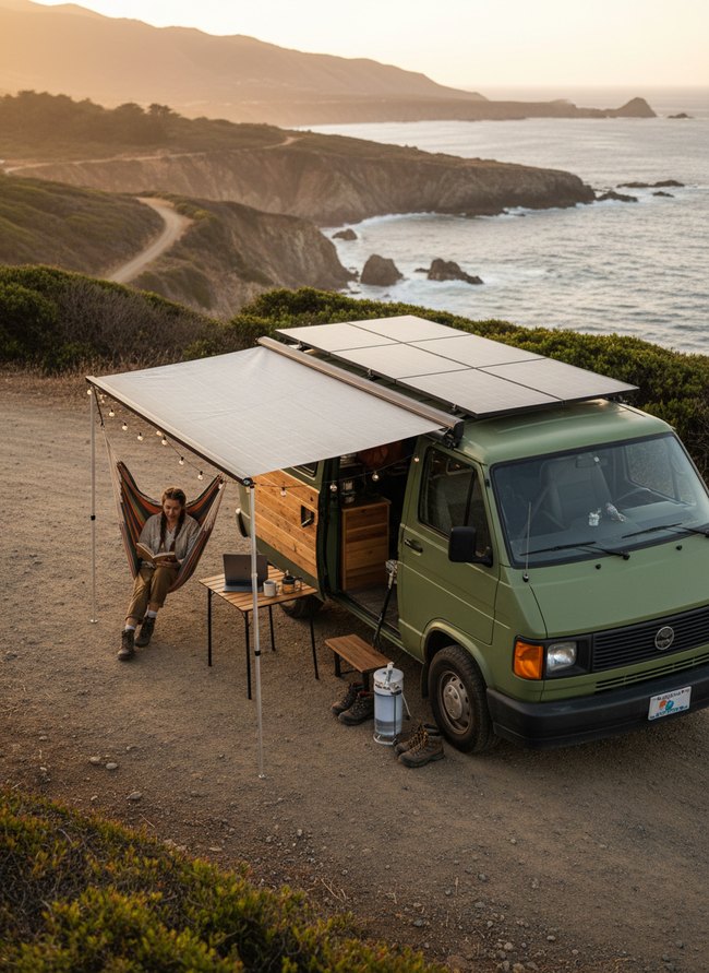 Sustainable Solar Powered Van