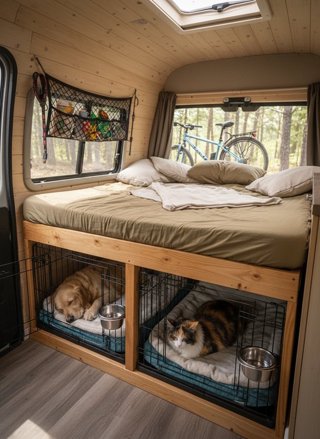 Fold-Out Bed Setup