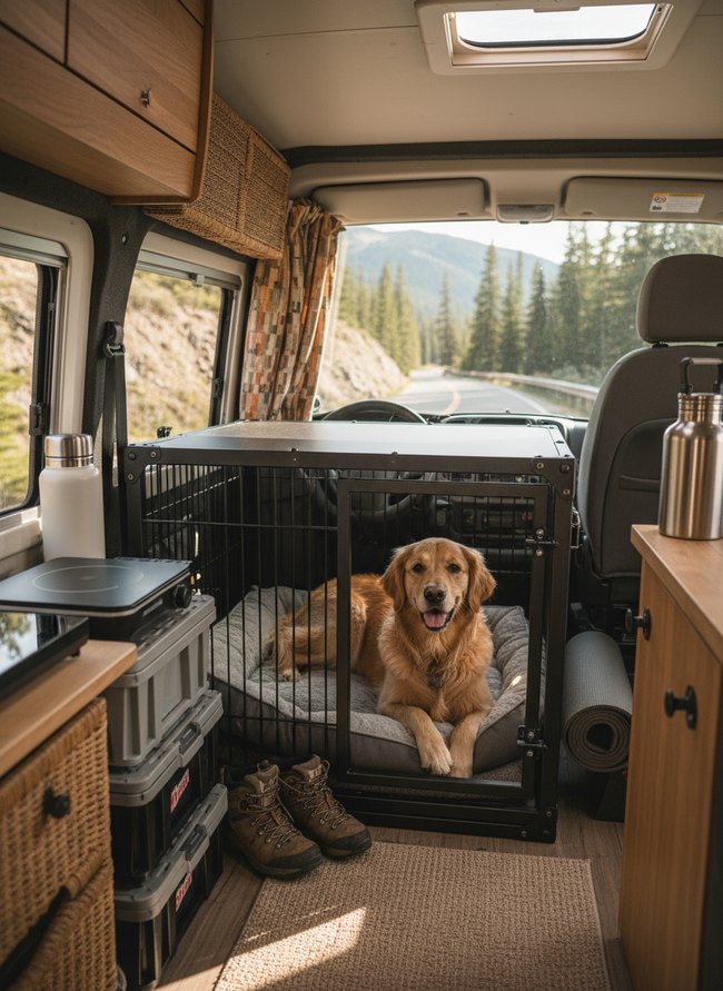 Secure Vehicle Dog Crate
