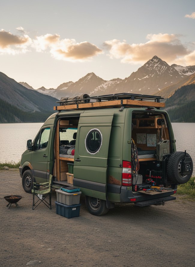 Owner-Built Adventure Van