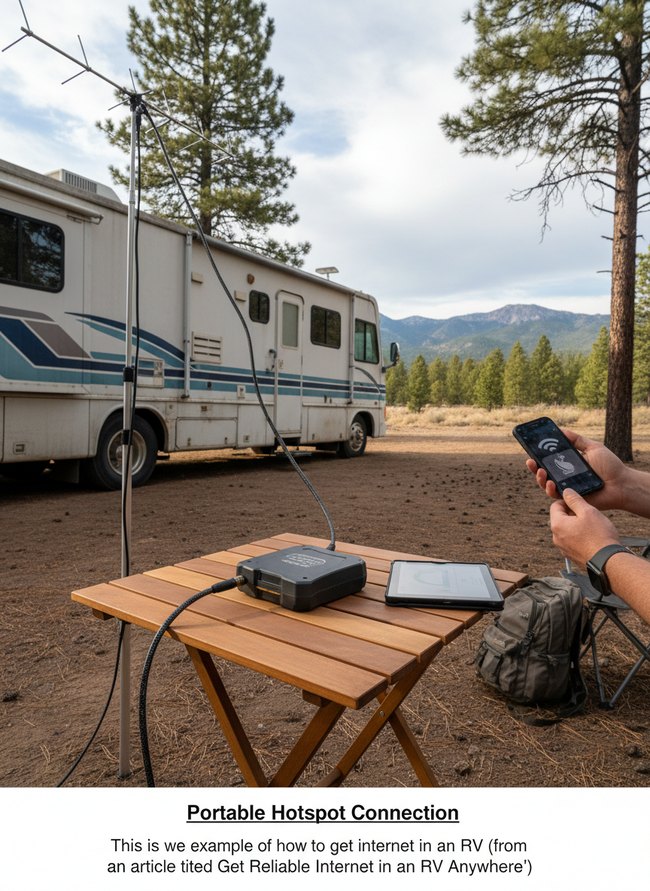 Portable Hotspot Connection