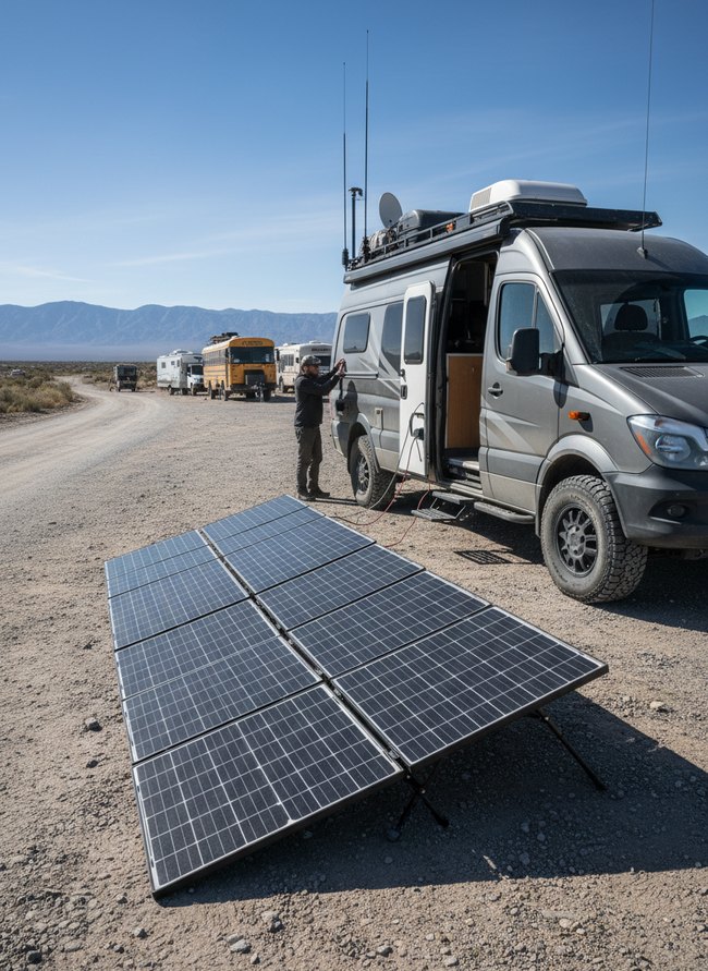 Foldable Solar Panel Array