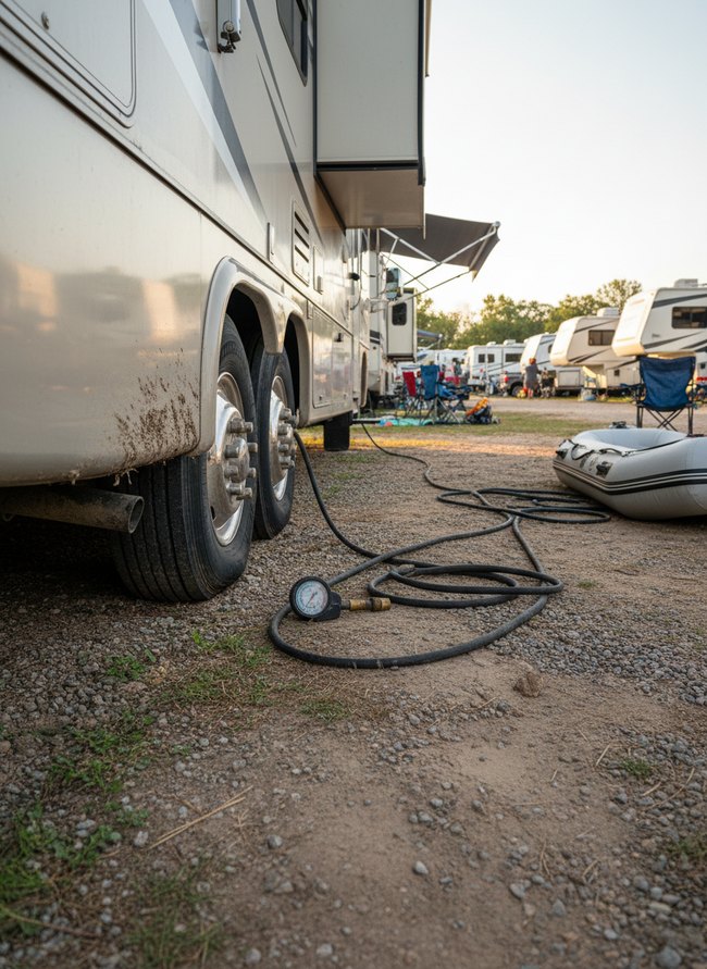 Neglected Tire Pressure