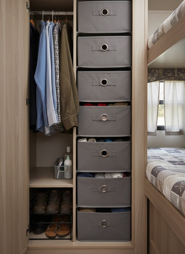 Space-Saving Collapsible Drawers