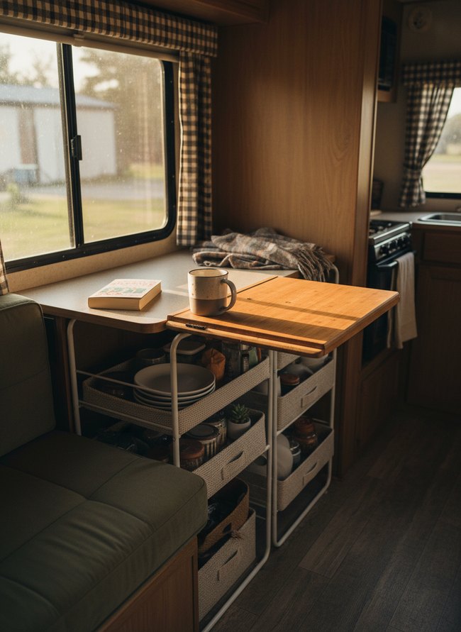 Collapsible Countertop Space