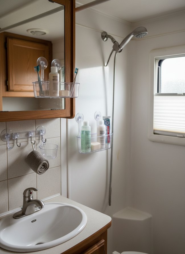 Bathroom Suction Cup Organizers