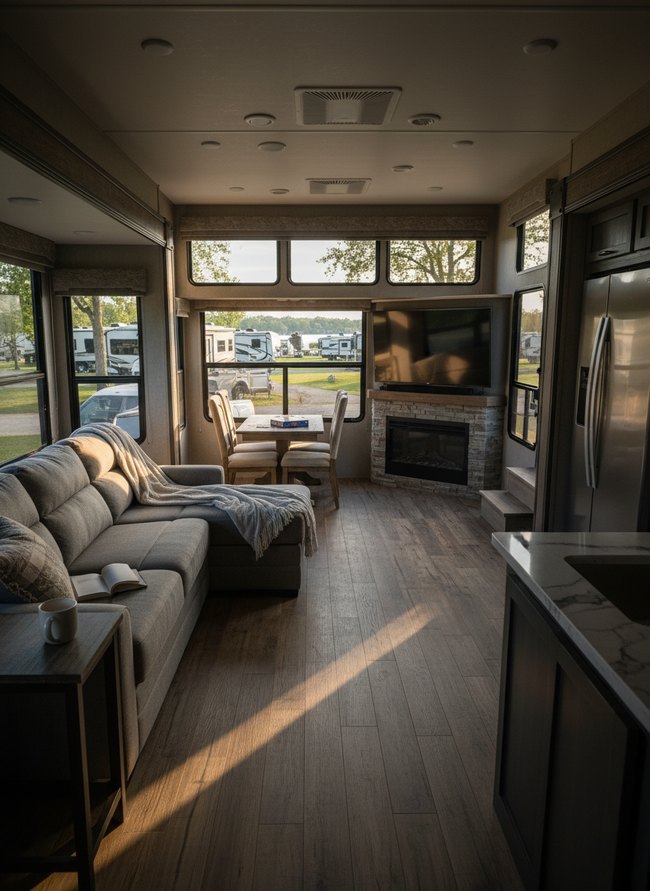 Luxury Fifth Wheel Living