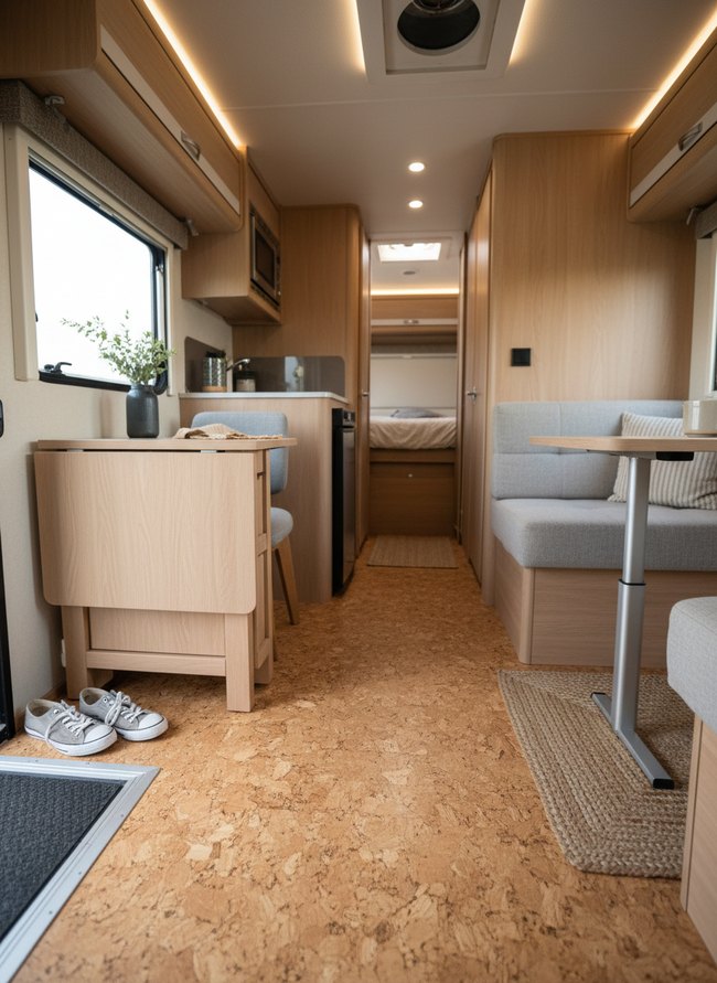 Modern Cork Roll Flooring