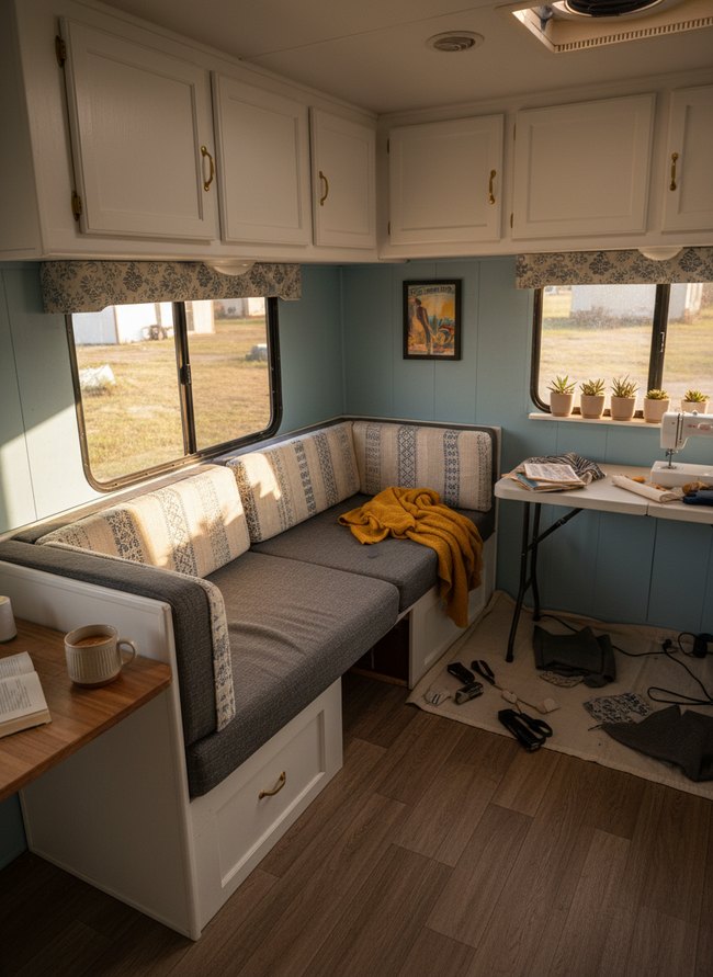 DIY Upholstery Update RV
