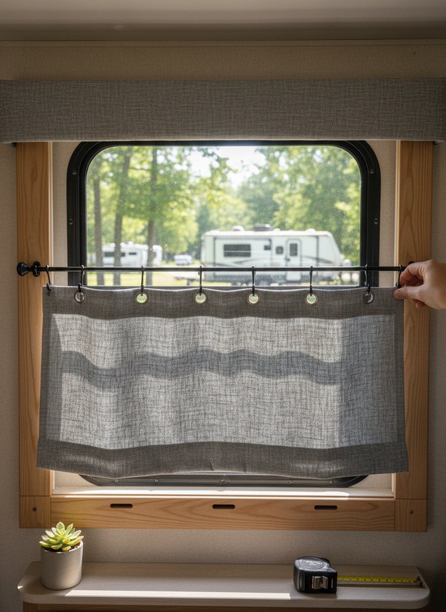 Cafe Curtain Update