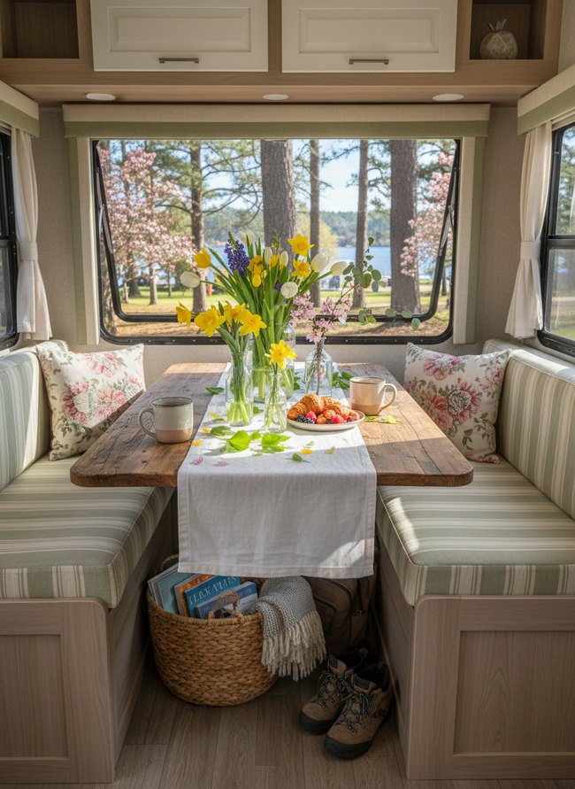 Fresh Floral Dinette Styling