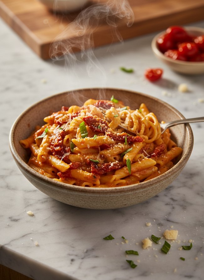Creamy Sun-Dried Tomato Pasta