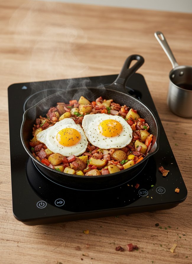Compact Induction Cooktop System