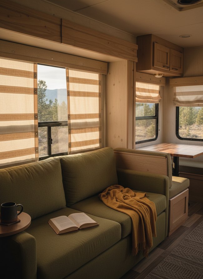 Fabric Snap-On Window Coverings