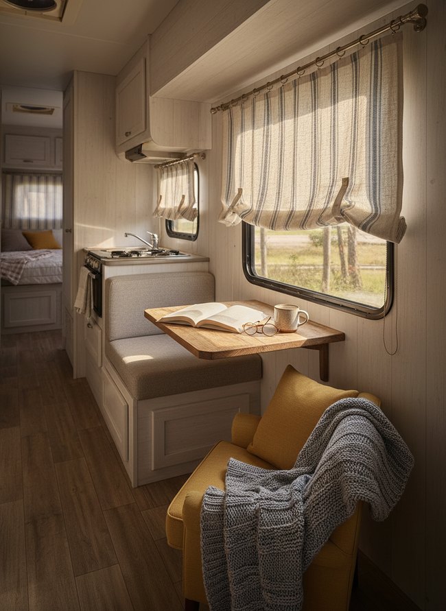 Tension Rod Window Curtain