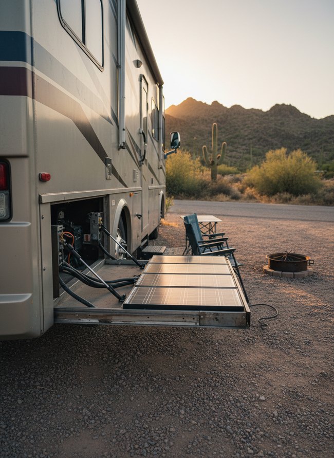 Slide-Out Tray Solar Bank