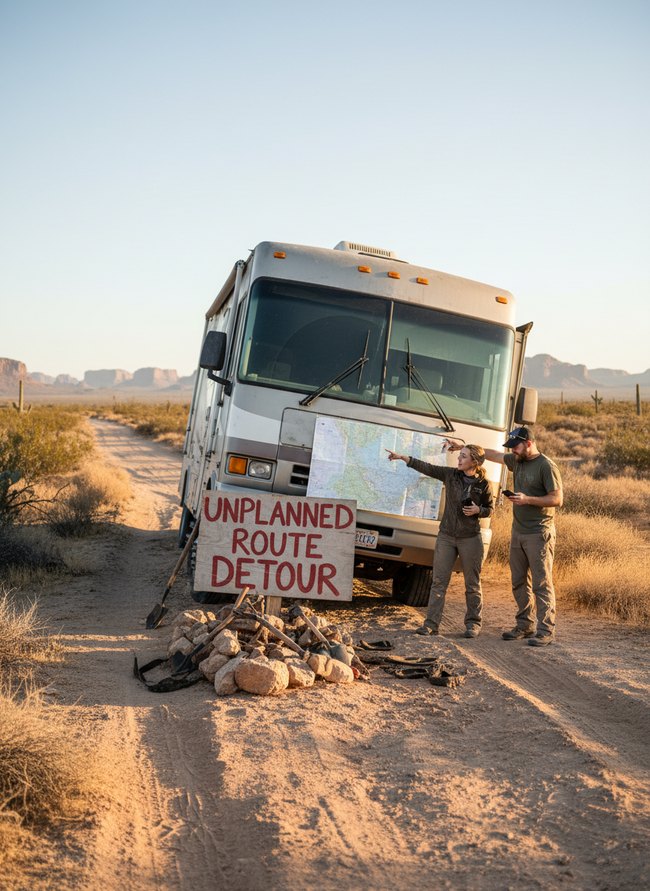 Unplanned Route Detour
