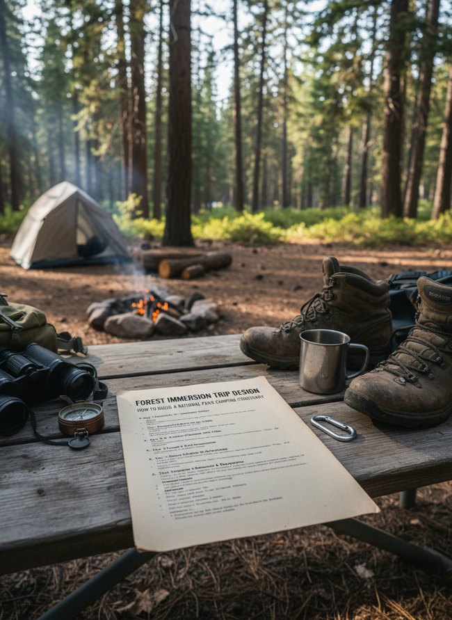 Forest Immersion Trip Design