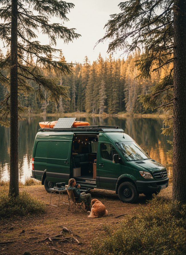 Forest Lake Reflective Getaway