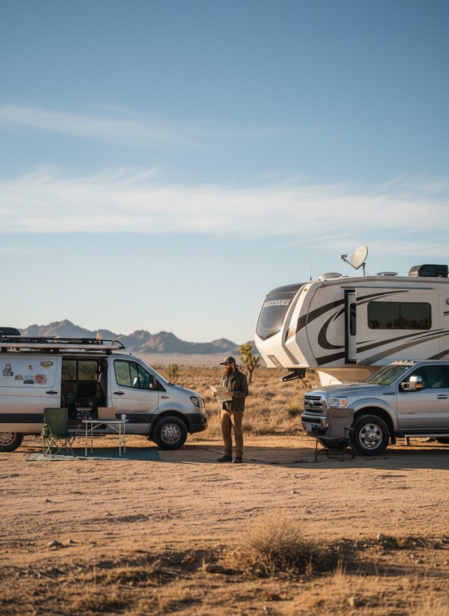 Luxury Fifth Wheel Setup