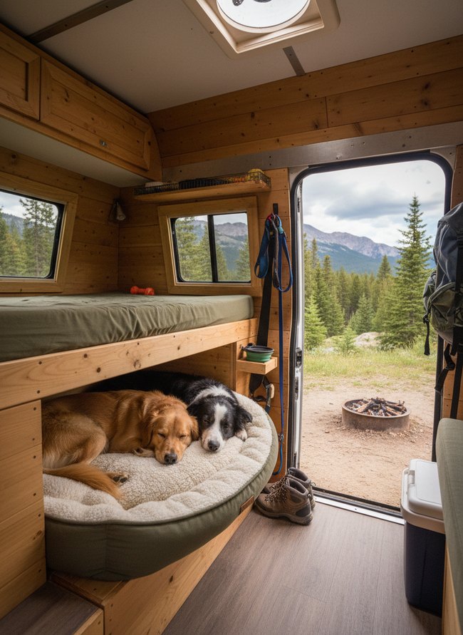 Integrated Pet Bed Nook