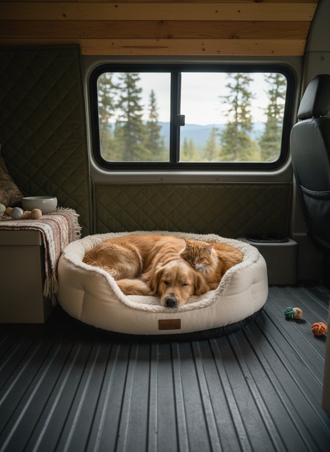 Custom Van Floor Lounger