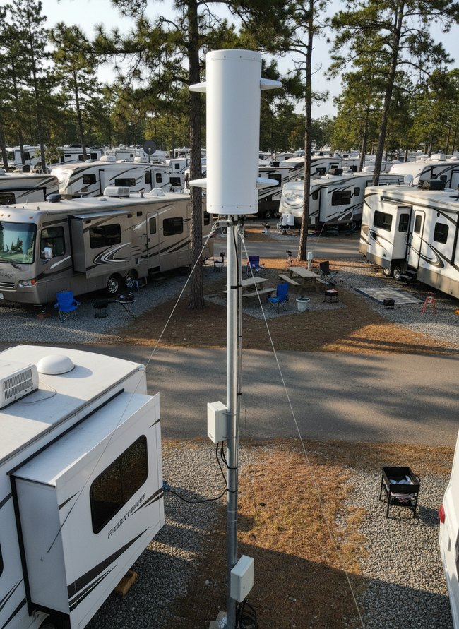 RV Park WiFi Antenna