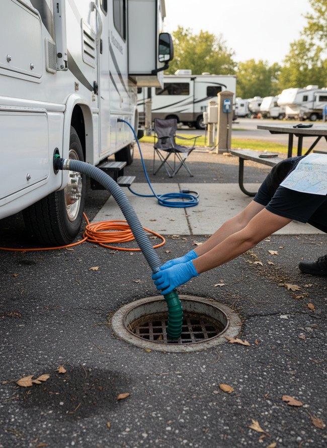 Sewer Hose Connection