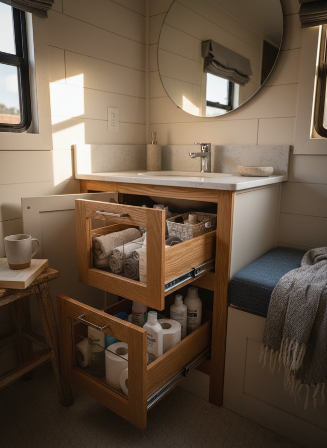 Under-Sink Pullout Drawers