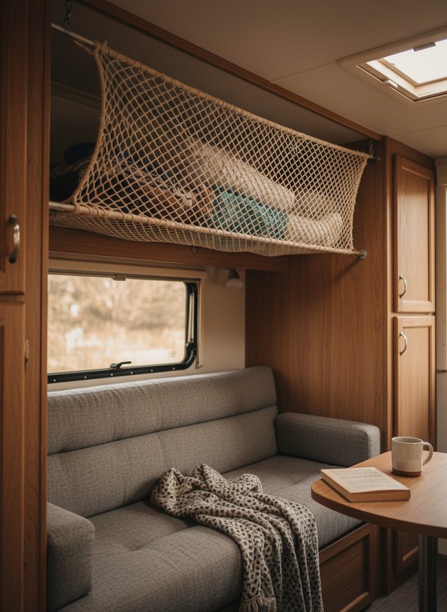 Overhead Bunk Storage Net