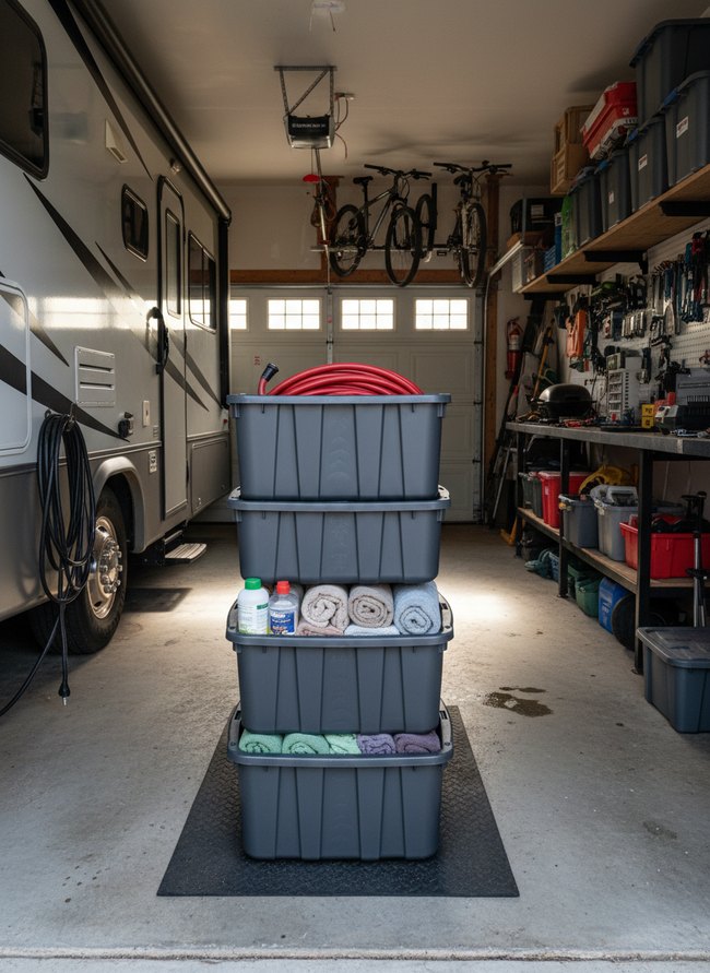 Utility Tub Stacking Solution
