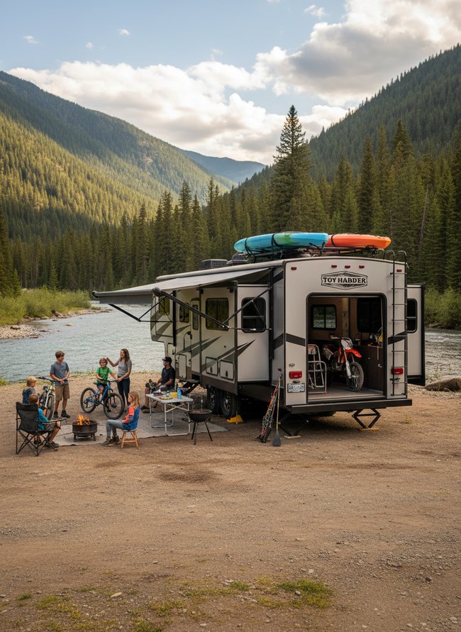 Expansive Toy Hauler RV