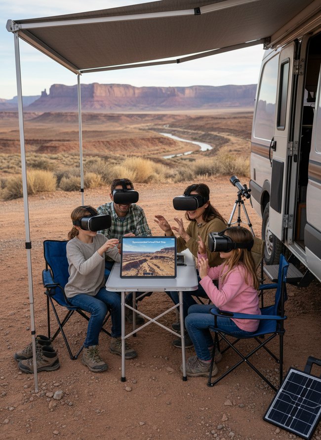Synchronized Virtual Field Trips