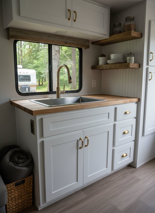Modern Farmhouse Cabinetry Revamp