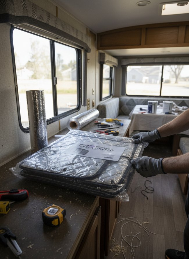 Insulated Window Cover Kit