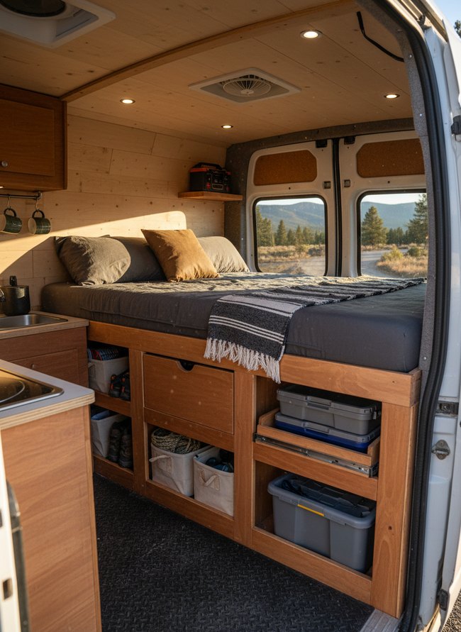 Transverse Bed Storage Solution