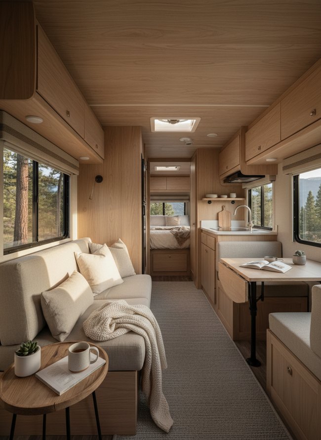 Blonde Wood Paneling