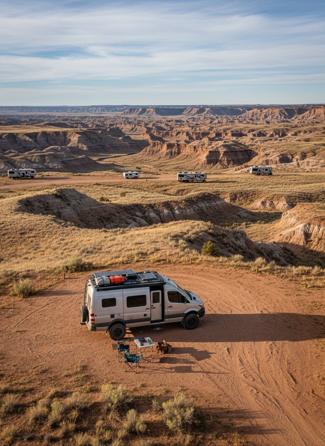 Badlands Prairie Campsite