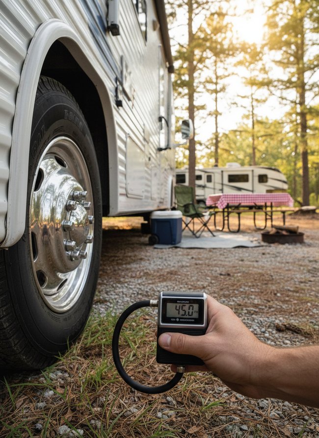 Compact Digital Tire Gauge