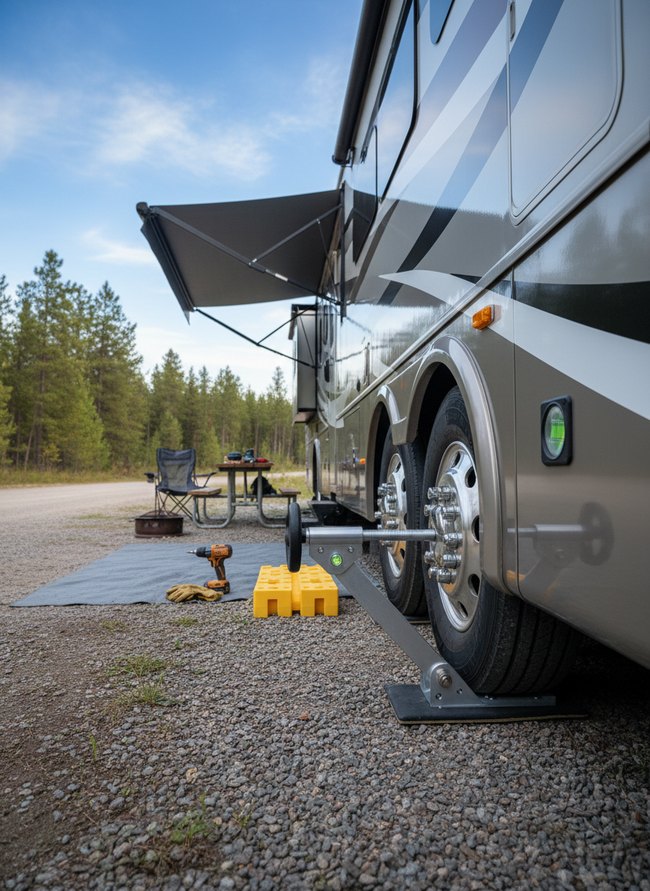 Adjustable Wheel Chock Stabilizer