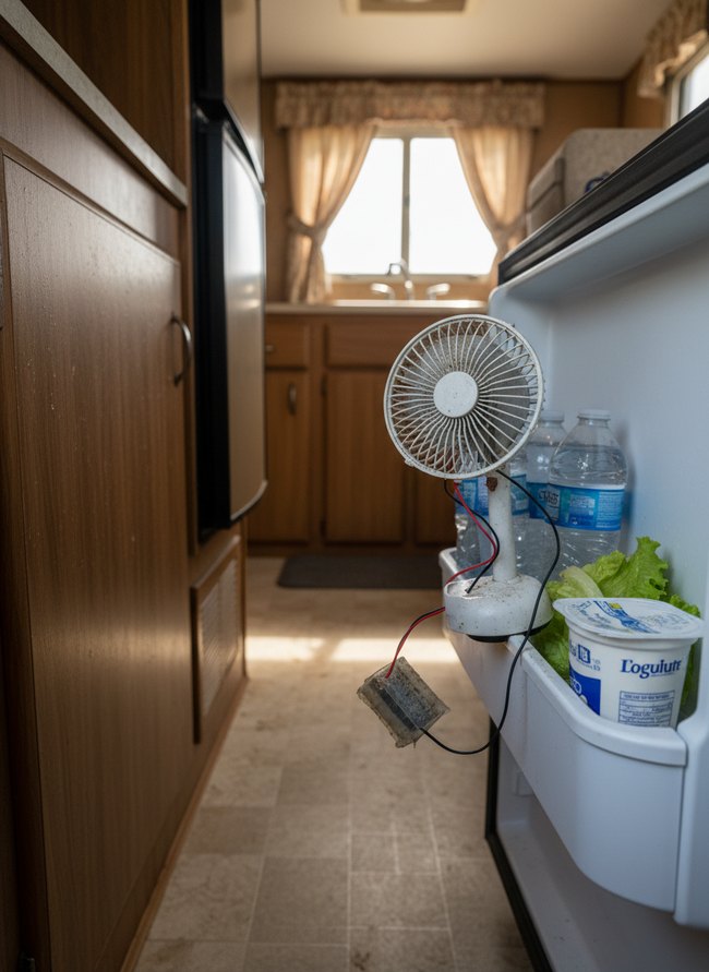 Ineffective RV Fridge Fan