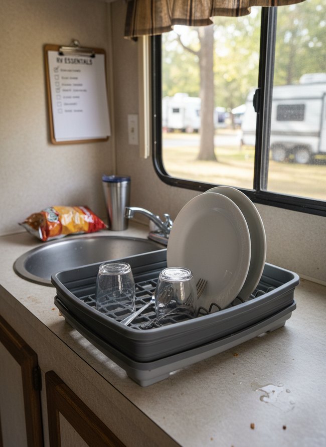 Collapsible Dish Drying Rack