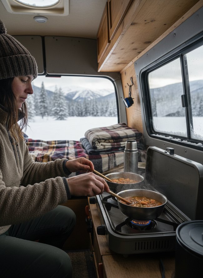 Propane Cooktop Warm Meals