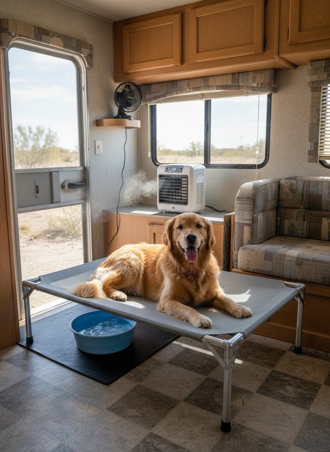 Elevated Breathable Pet Bed