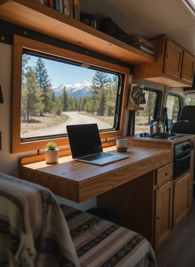 Window View Laptop Nook