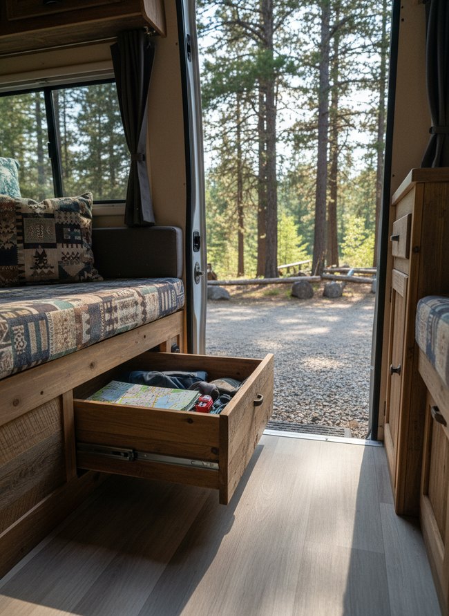 Kickboard Sliding Storage
