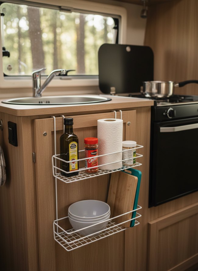 Cabinet Door Rack