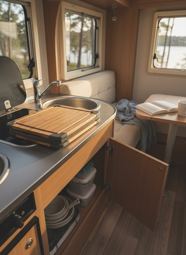 Space-Saving Cutting Board