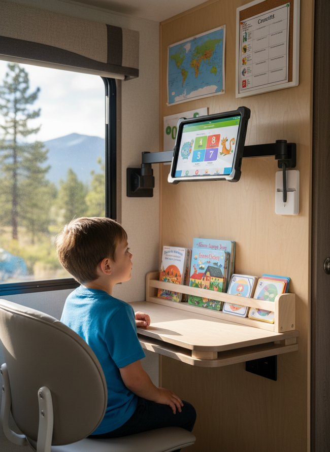 Wall-Mounted Tablet Station